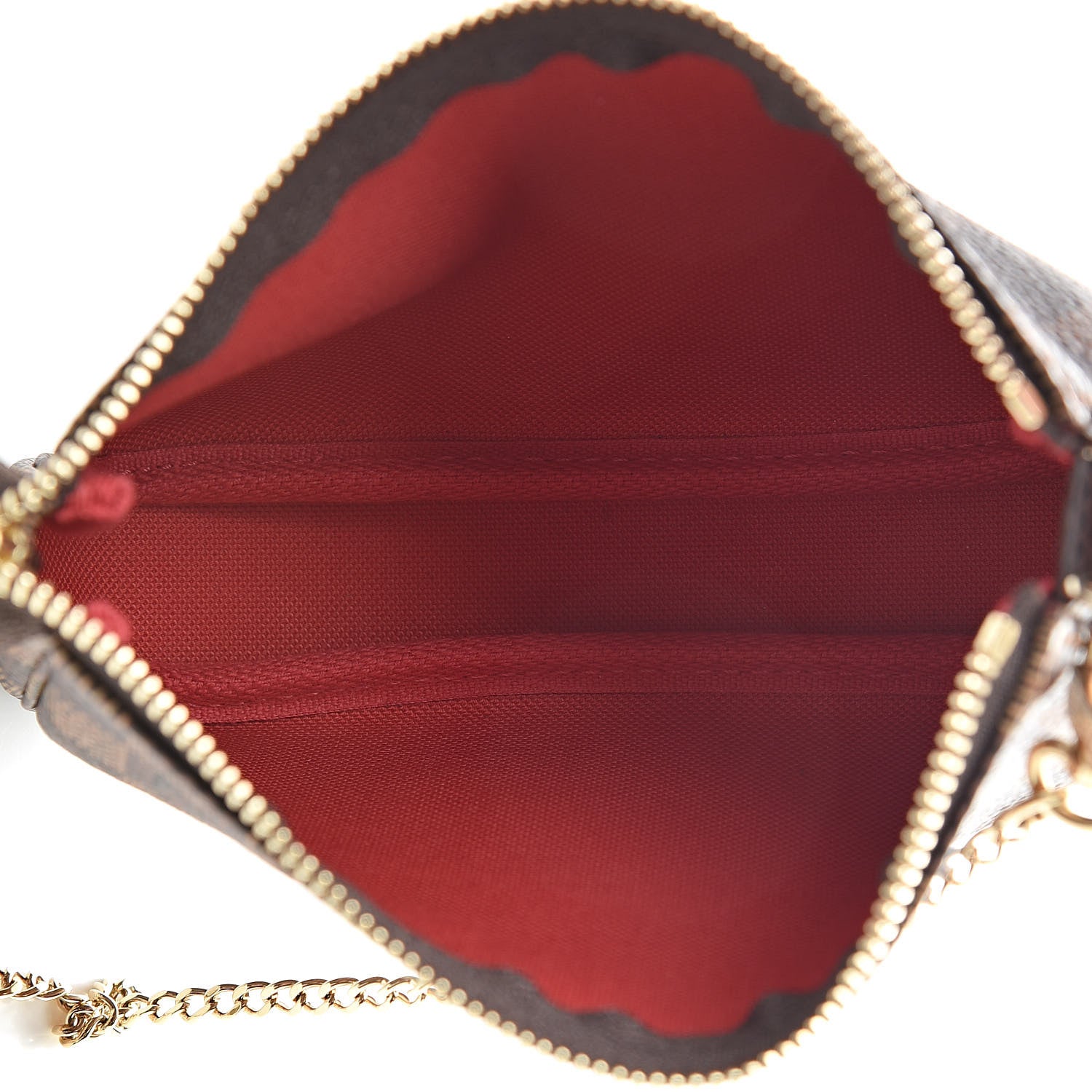 Louis Vuitton Damier Ebene Mini Pochette Accessories 5 of 8