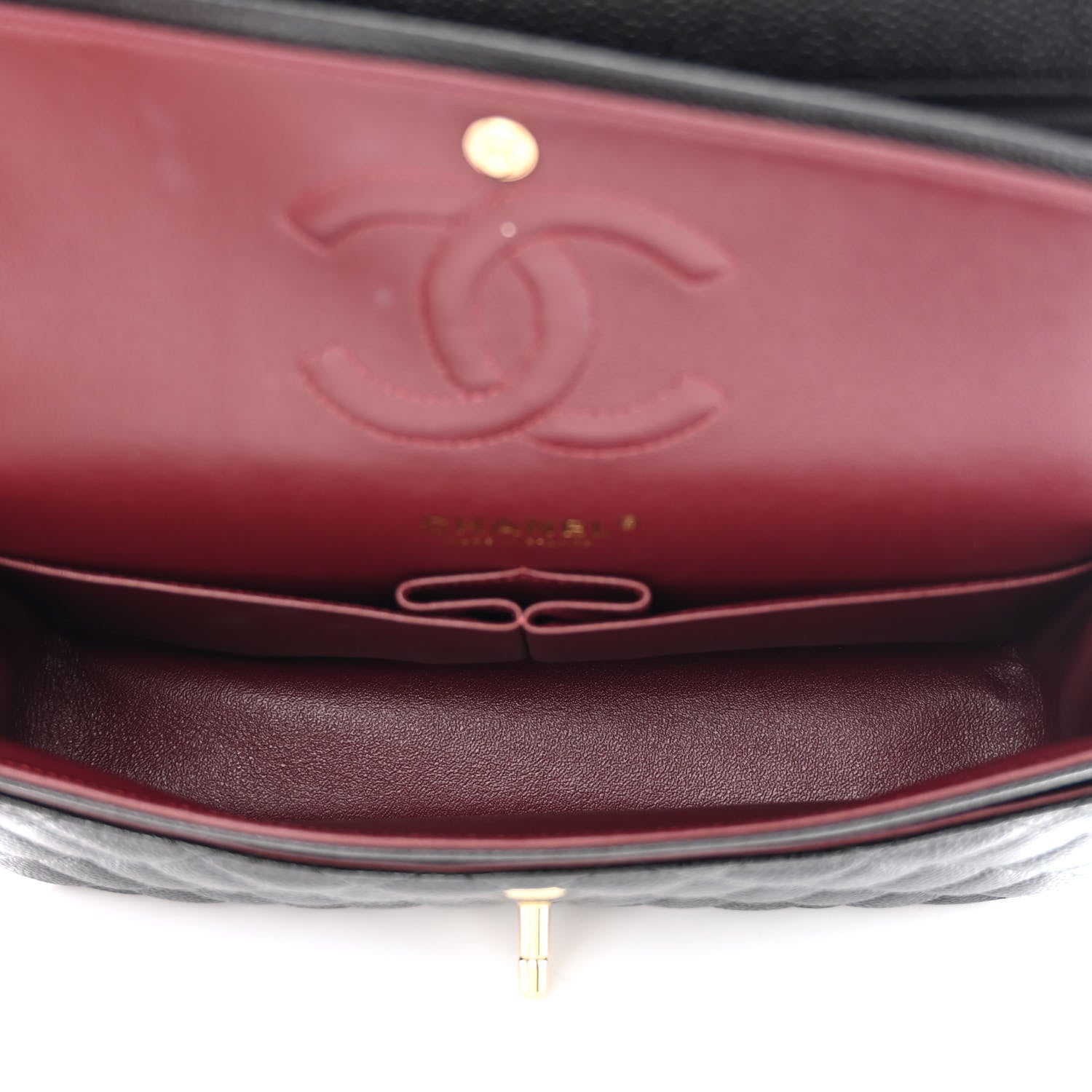 Chanel Caviar Quilted Medium Double Flap Black 5 of 11