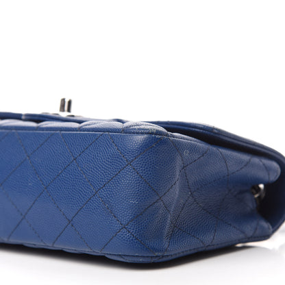 Chanel Caviar Quilted Mini Rectangular Flap Blue 7 of 14