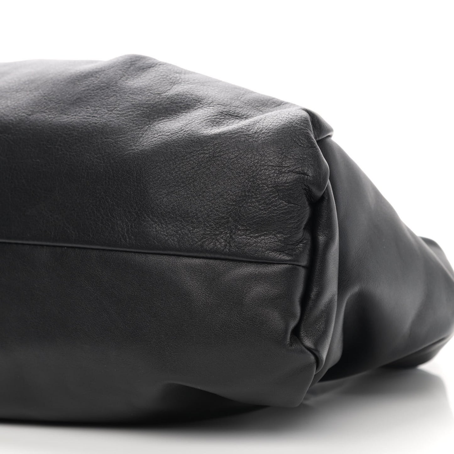 Smooth Butter Calfskin Small The Shoulder Pouch Black