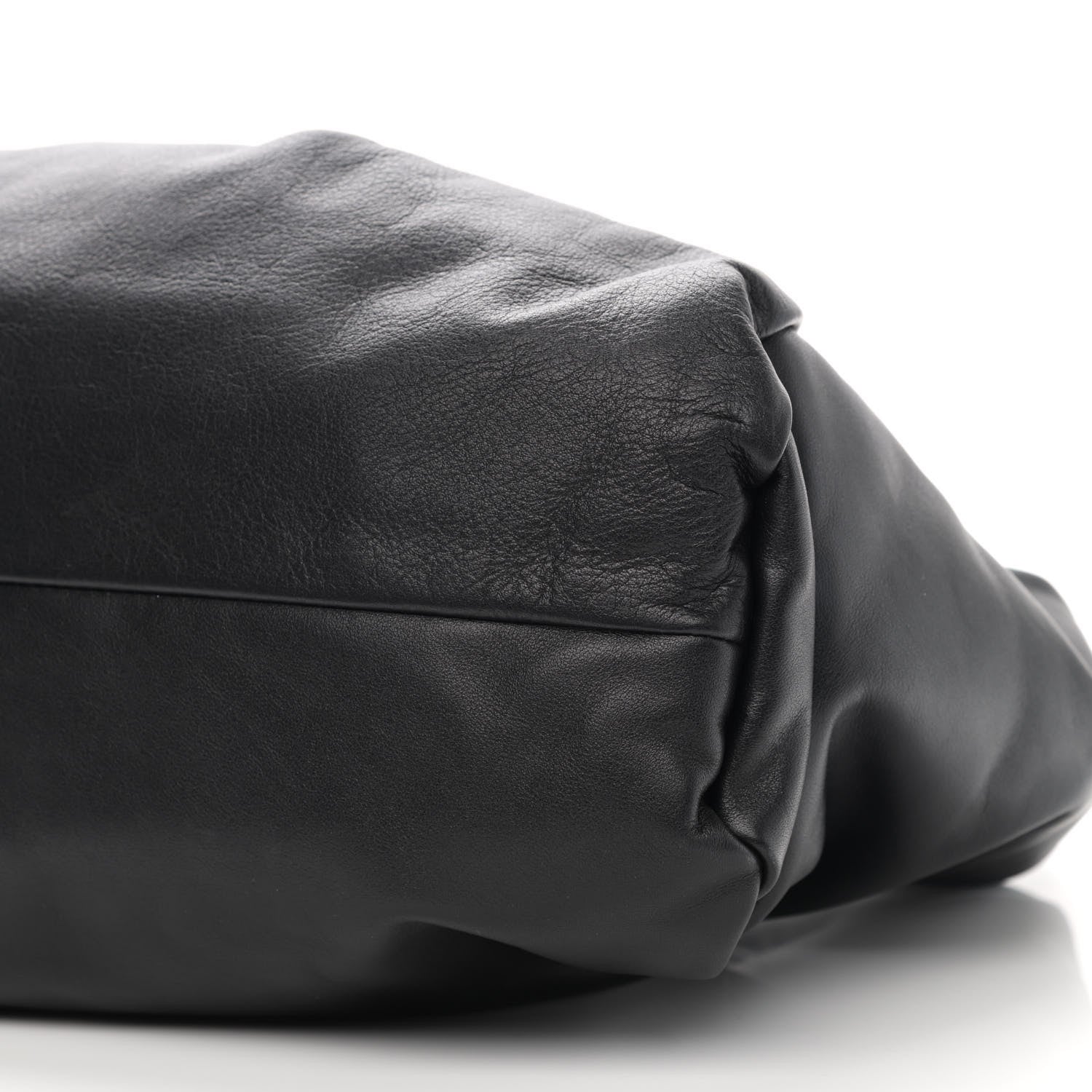 Bottega Veneta Smooth Butter Calfskin Small The Shoulder Pouch Black 10 of 10