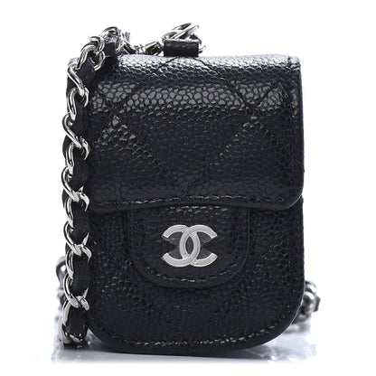 Chanel Caviar Quilted Airpods Case Black 1 of 12