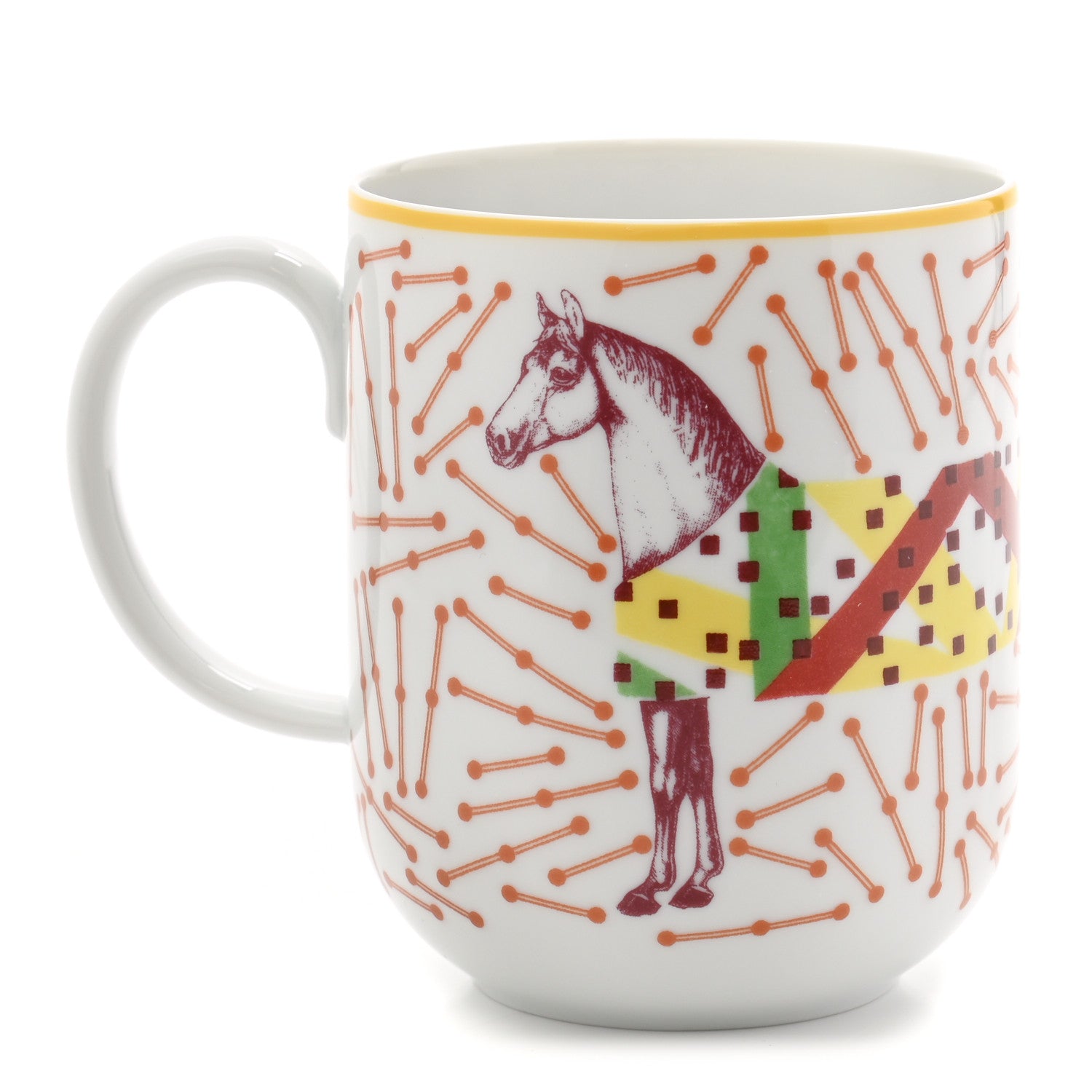 Hermes Porcelain Hippomobile Mug 1 of 8