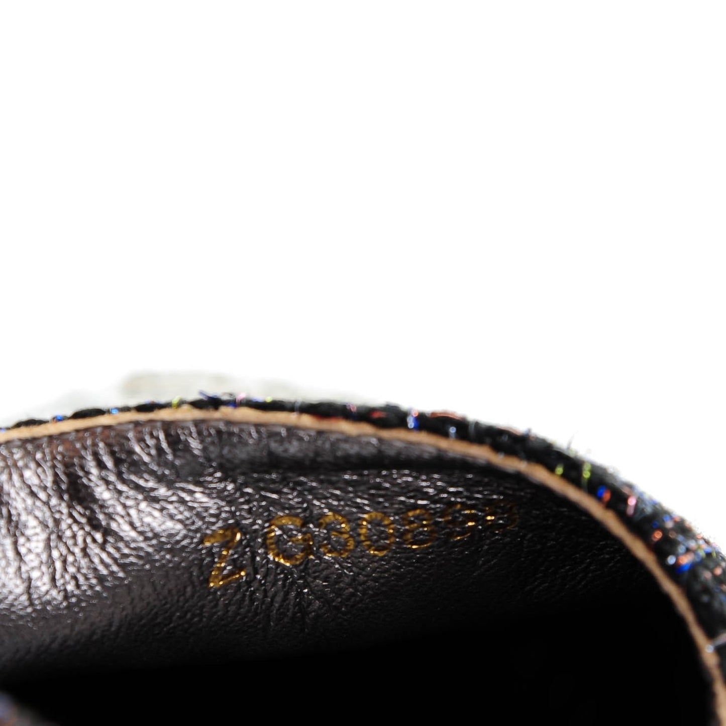 Tweed Patent Goatskin CC Espadrilles 39 Black Pink Yellow