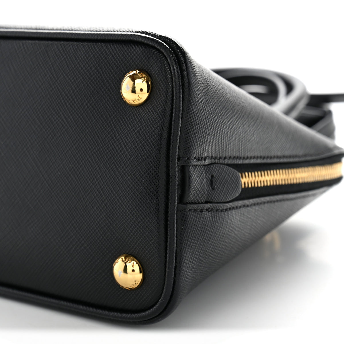 Saffiano Lux Small Promenade Tote Black