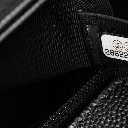 Chanel Caviar Quilted New Medium Boy Flap Black 7 of 10