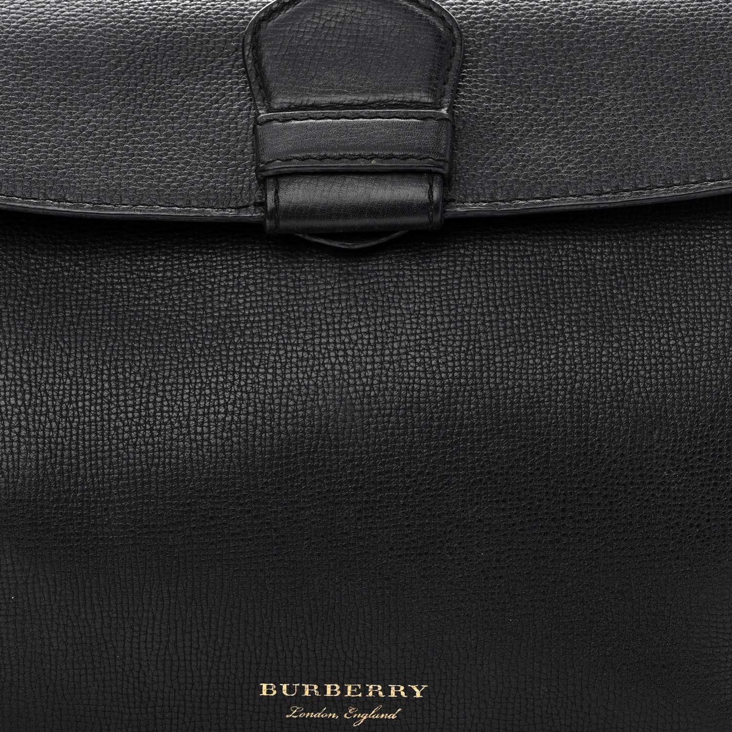Burberry Derby Calfskin House Check Medium Camberley Black 7 of 9