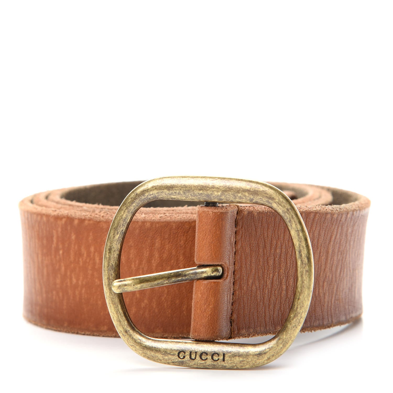 Gucci Faded Calfskin Belt 90 36 Cuoio 1 of 5