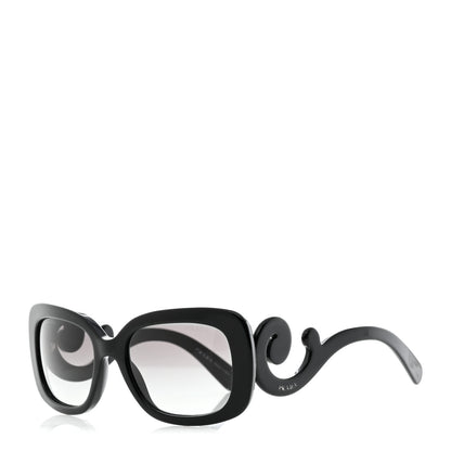 Prada Acetate Baroque Sunglasses SPR 27O Black 1 of 7