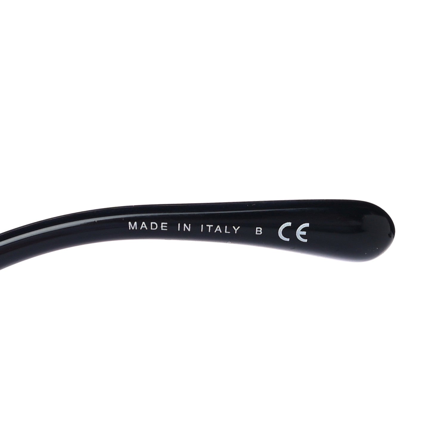 Chanel Acetate Strass Square Sunglasses 5422-B Black White 5 of 7
