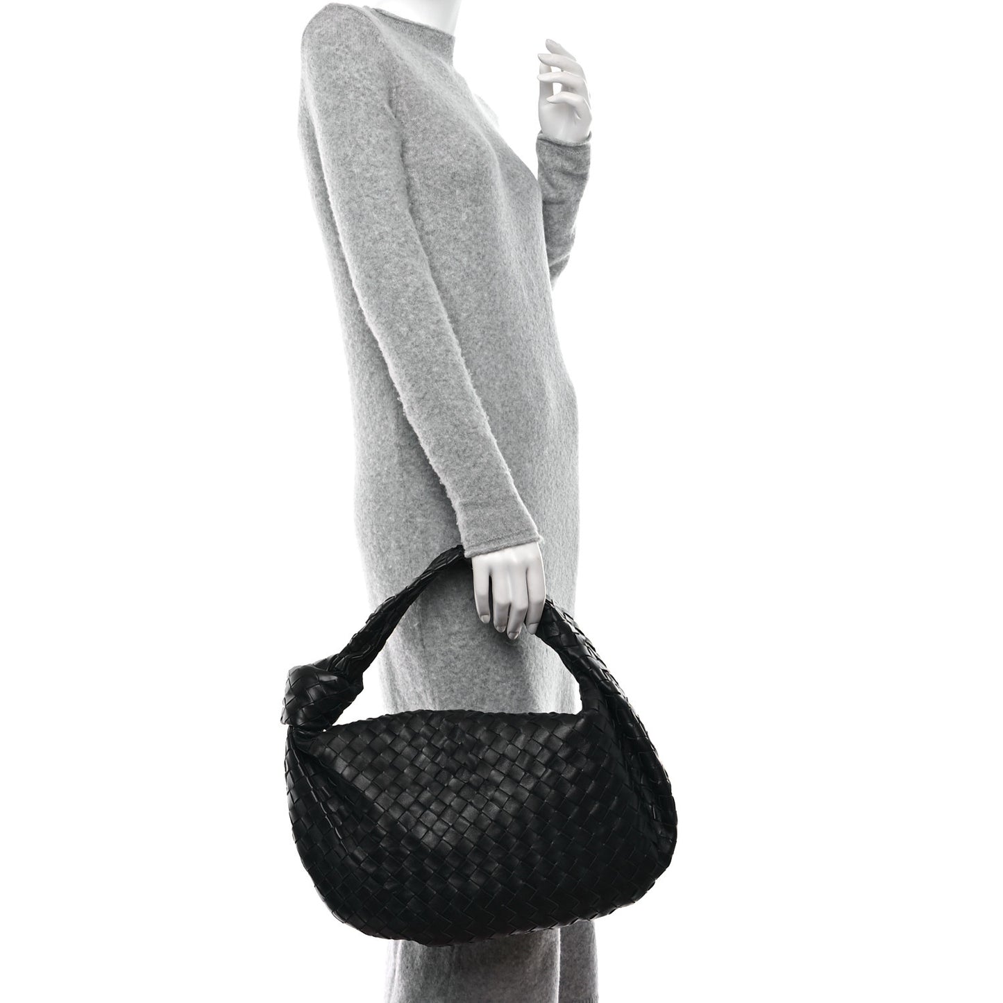 Nappa Intrecciato Medium Jodie Black