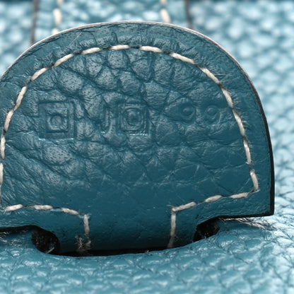 Hermes Taurillon Clemence Evelyne III PM Blue Jean 9 of 9