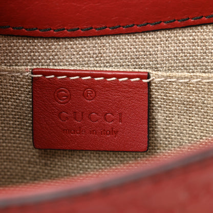 Gucci Soft Microguccissima Mini Emily Chain Shoulder Bag Rosso 6 of 10
