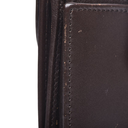 Christian Dior Calfskin Detective Compact Wallet Marron Fonce 11 of 17