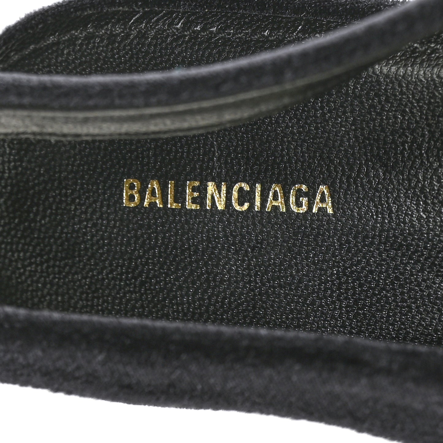 Velvet BB Knife Pointy Toe Slingback Flats 38 Black