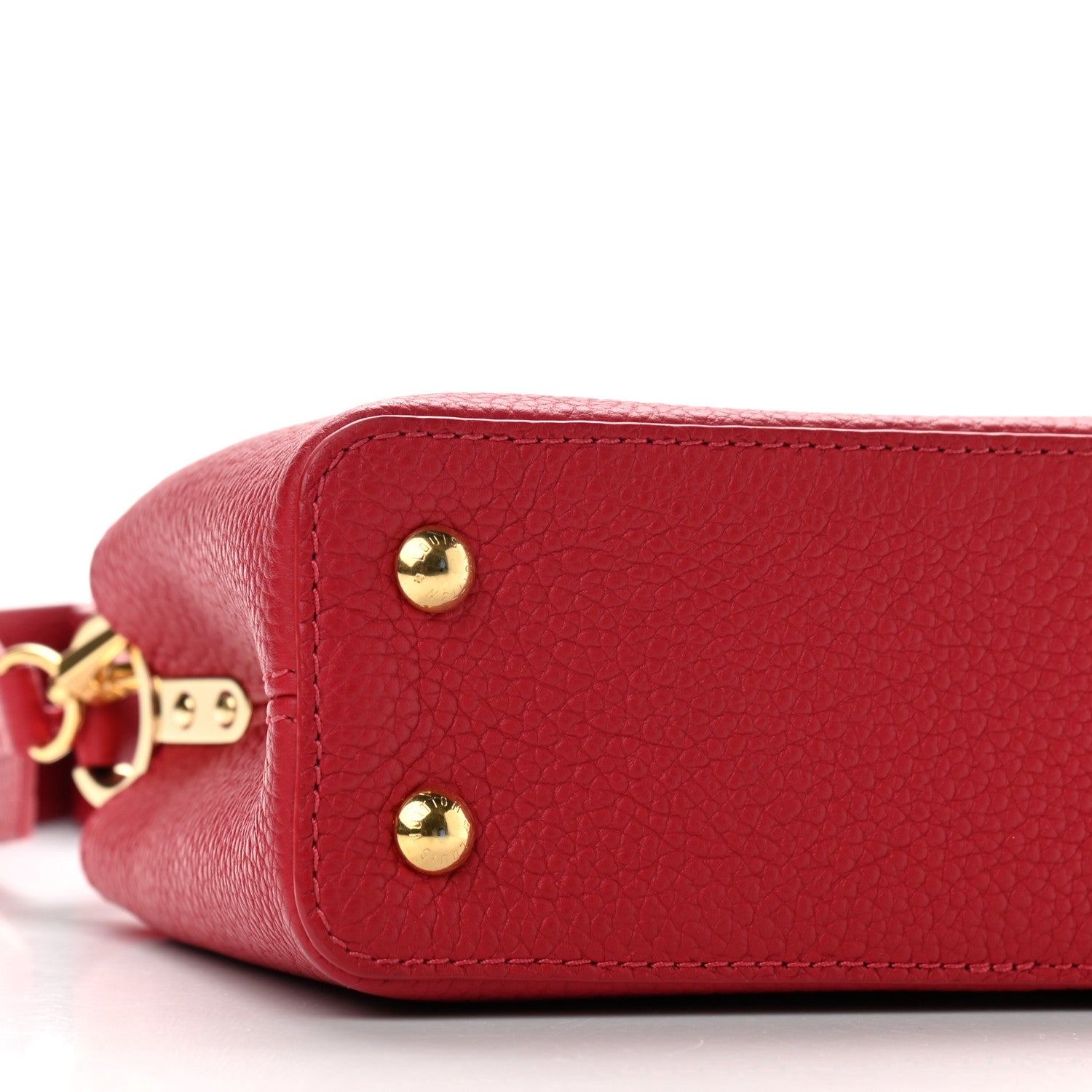Louis Vuitton Taurillon Mini Capucines Scarlet 8 of 10