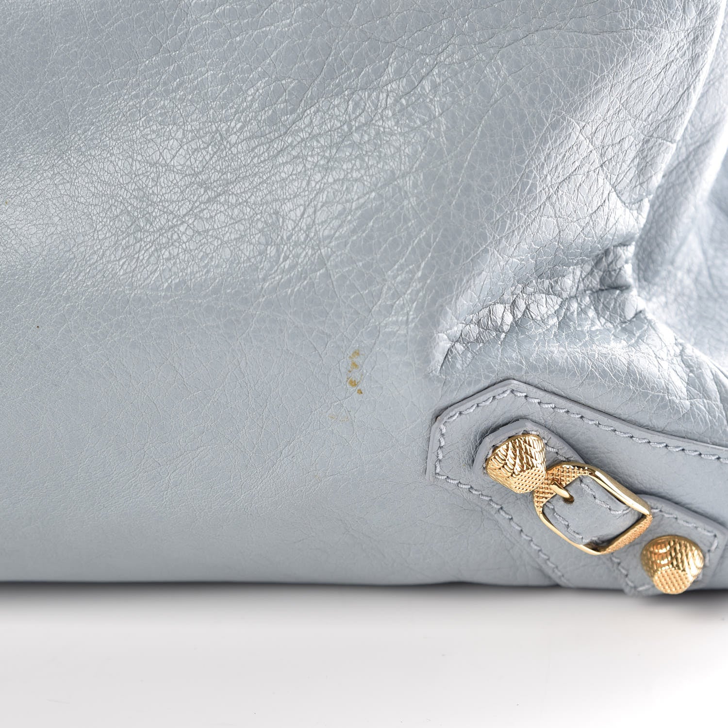 Balenciaga Agneau Giant 12 Gold Hardware Velo Bleu Opaline 8 of 10
