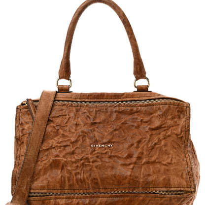 Givenchy Tumbled Sheepskin Large Pandora Brown 8 of 17