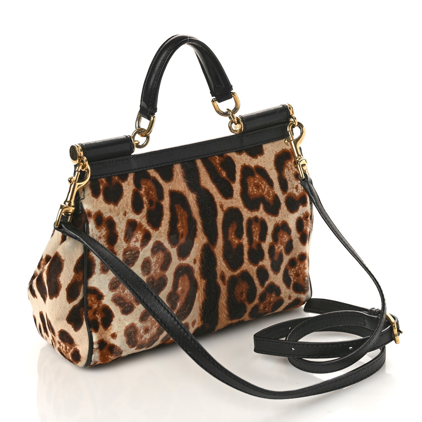 Leo Crepe Medium Miss Sicily Satchel Naturale