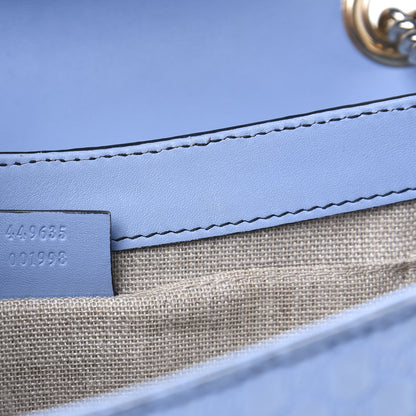 Gucci Microguccissima Medium Emily Chain Shoulder Bag Mineral Blue 7 of 13