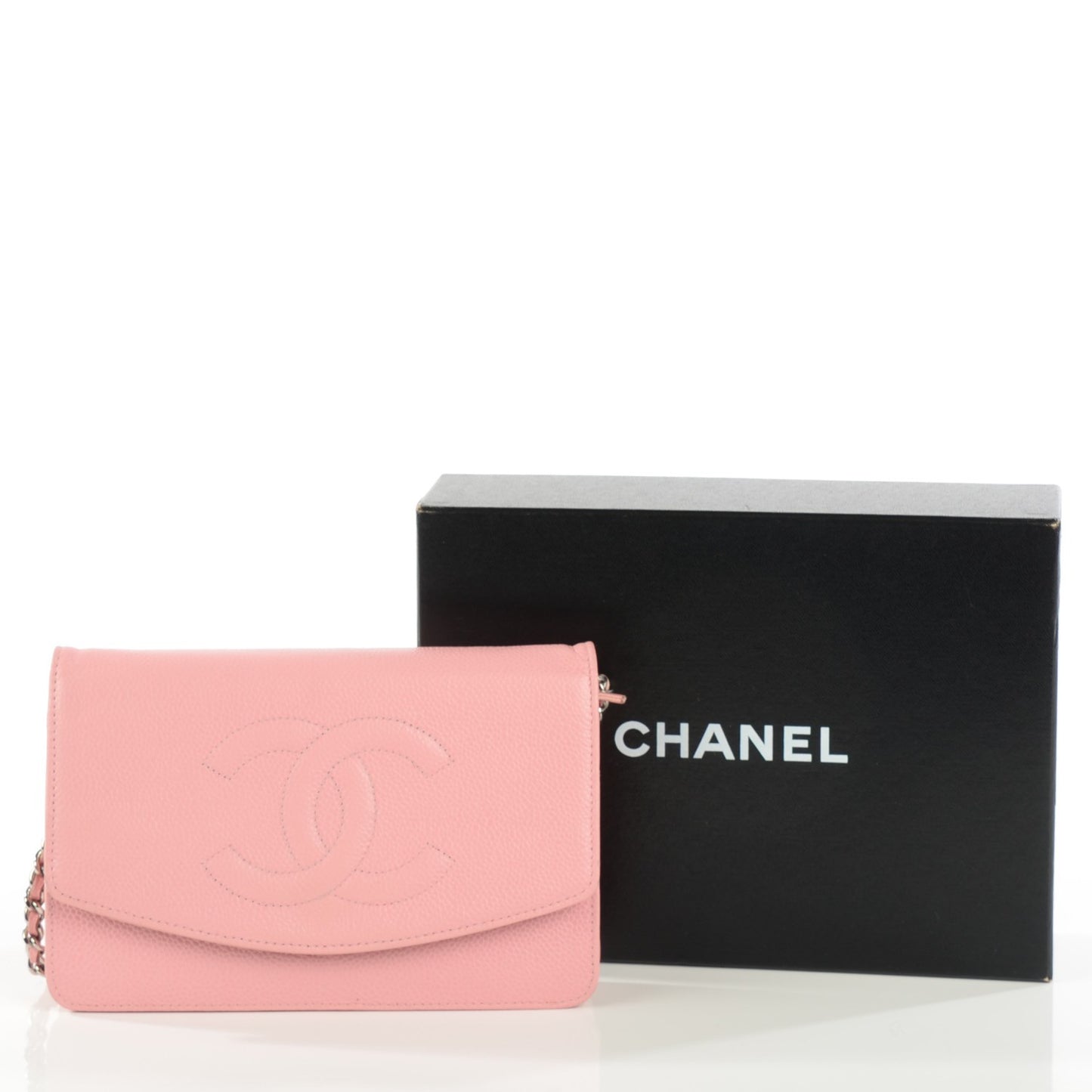 Caviar Timeless CC Wallet on Chain WOC Pink