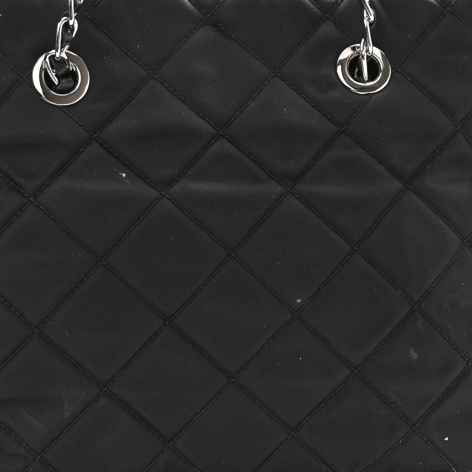 Prada Nylon Tessuto Impuntu Quilted Tote Black 10 of 10