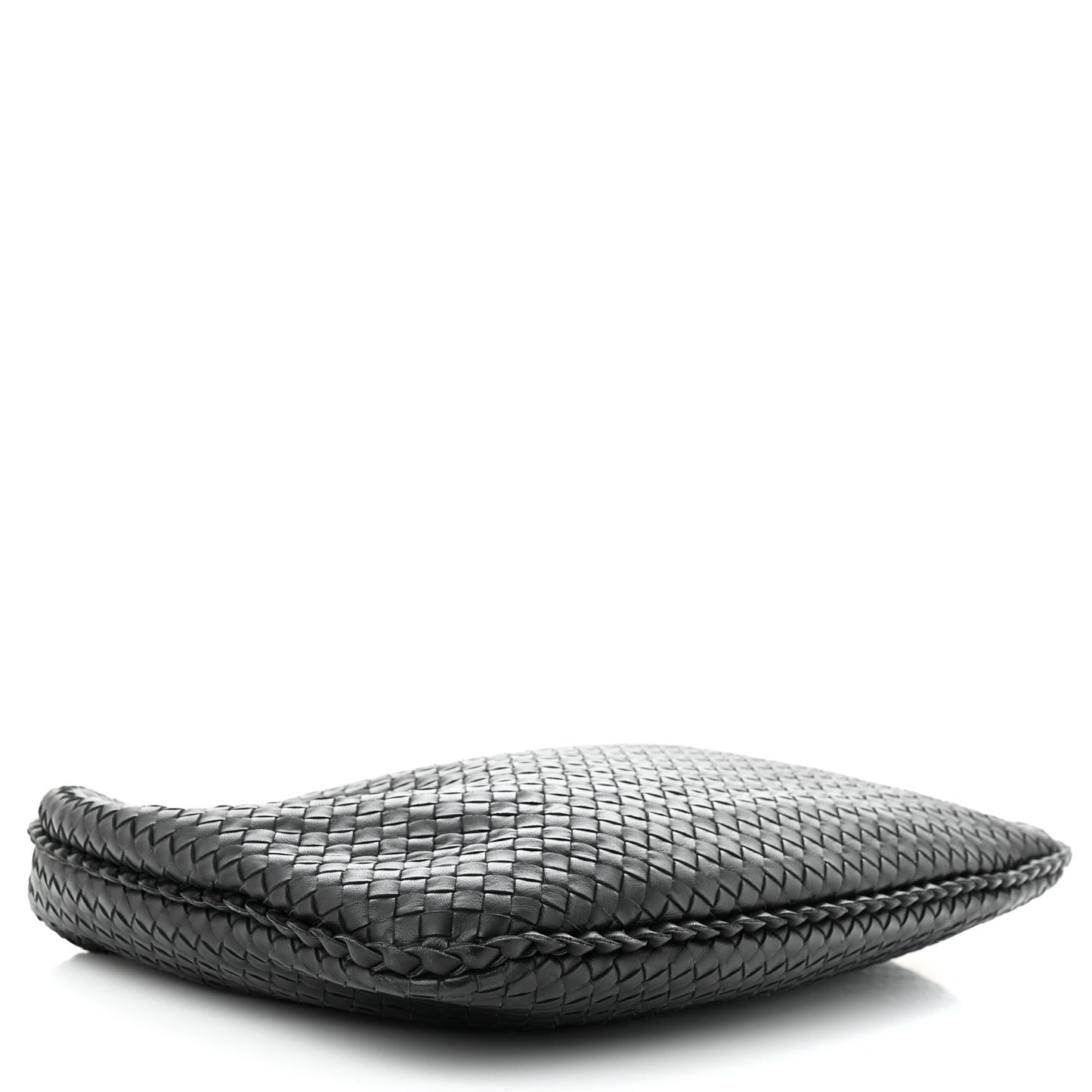 Nappa Intrecciato Large Veneta Hobo Black