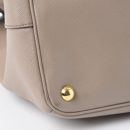 Prada Saffiano Lux Extra Large Galleria Double Zip Tote Argilla 11 of 13