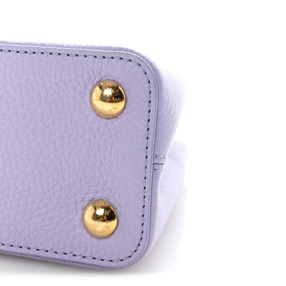 Louis Vuitton Taurillon Kintsugi Capucines BB Iris 9 of 9
