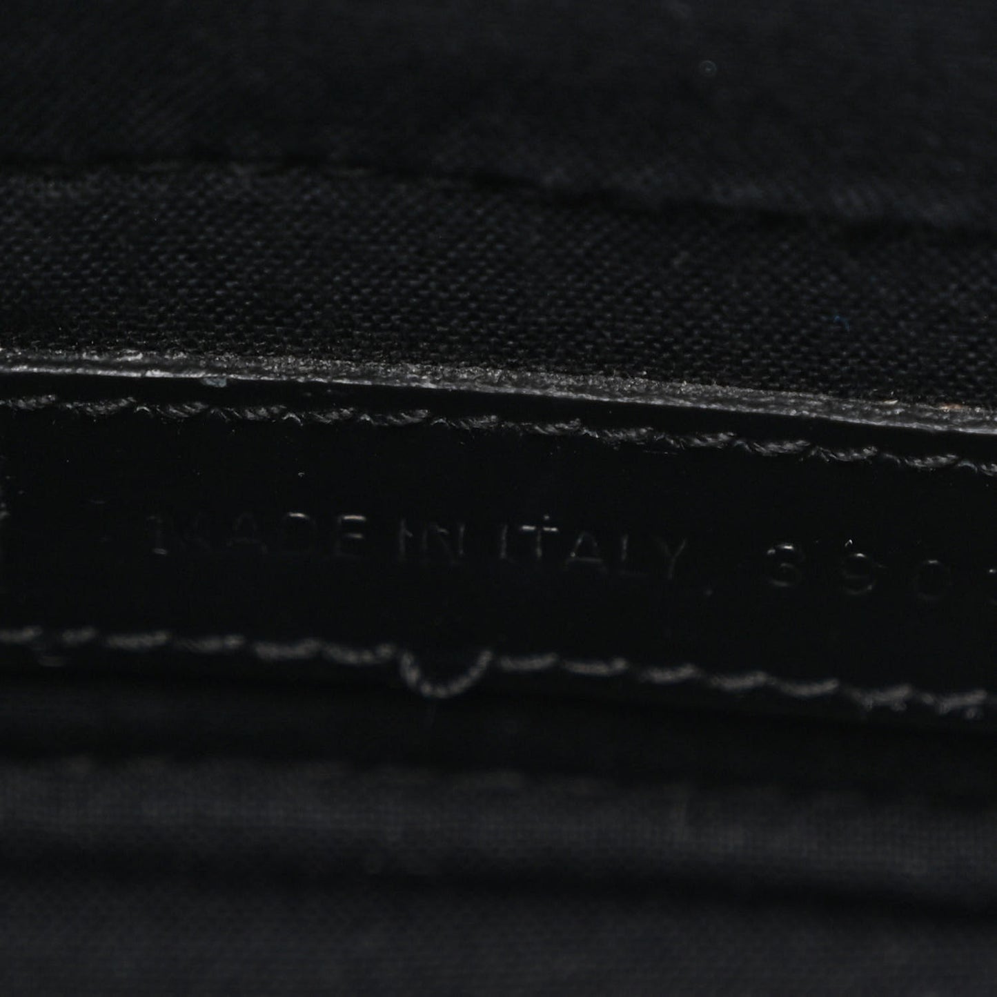 Cotton Canvas Calfskin Navy Cabas XS Black