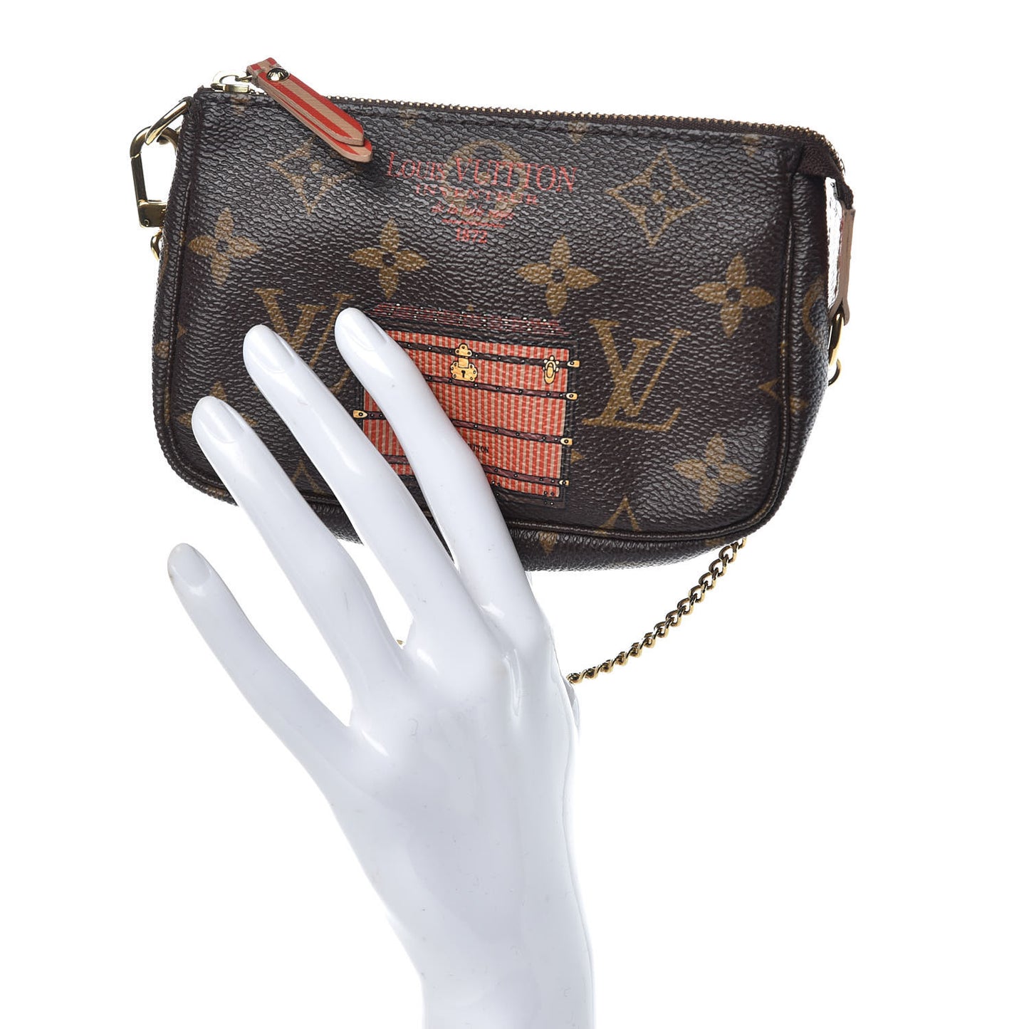 Monogram Trunks and Locks Mini Pochette Accessories