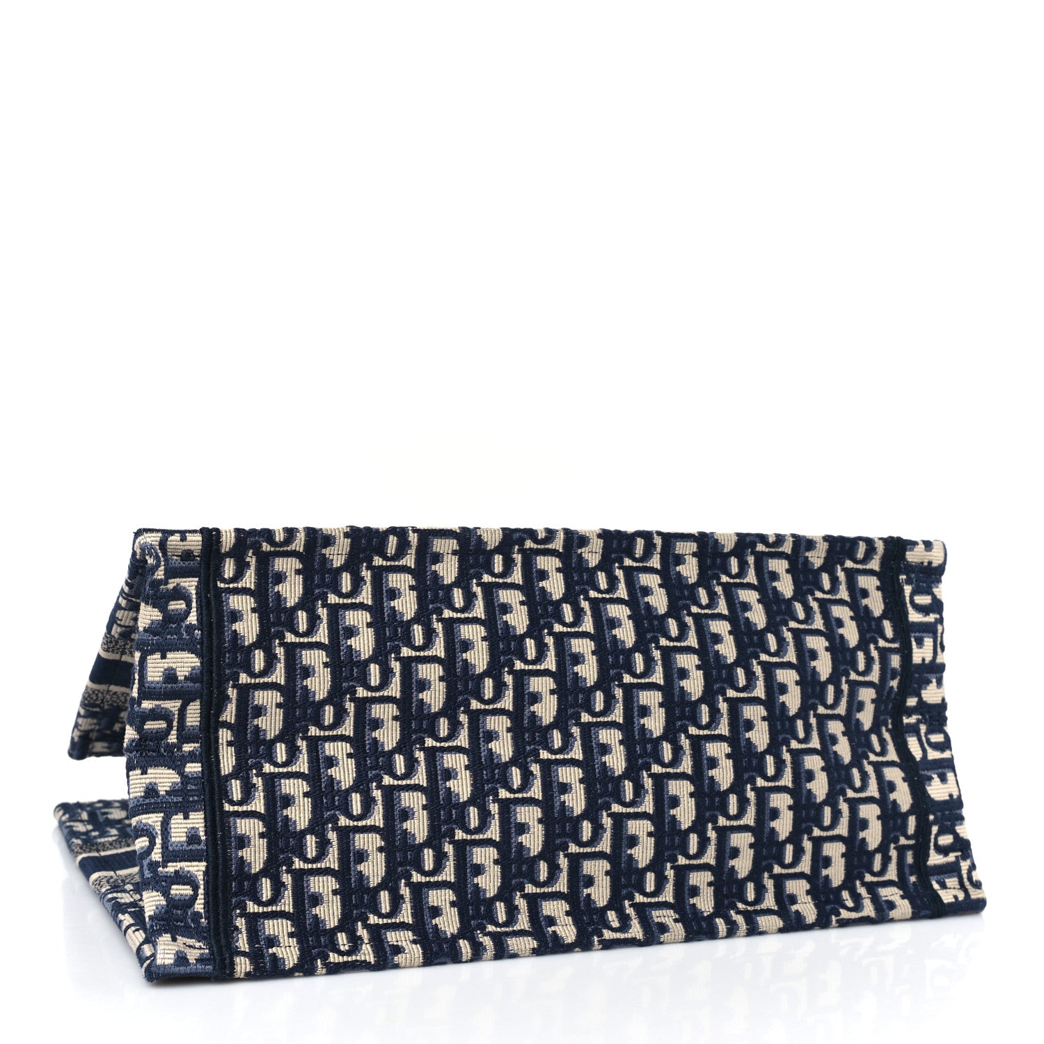 Christian Dior Oblique Medium Book Tote Blue Multicolor 4 of 9