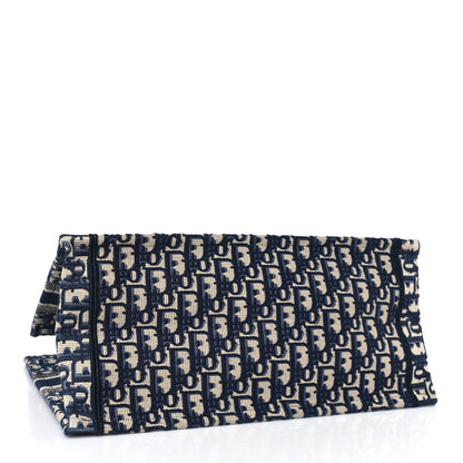 Christian Dior Oblique Medium Book Tote Blue Multicolor 4 of 9