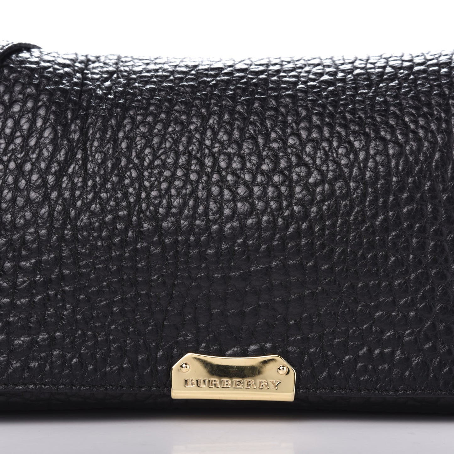 Signature Grain Medium Mildenhall Crossbody Bag Black