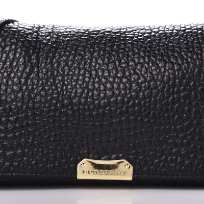 Burberry Signature Grain Medium Mildenhall Crossbody Bag Black 14 of 14
