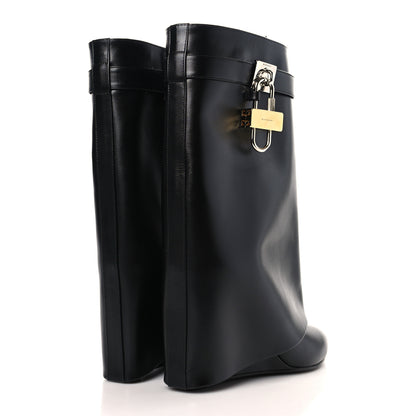 Givenchy Calfskin Shark Lock Ankle Boots 41 Black 4 of 7