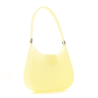 Alexander Wang PVC Crystal Embellished Small Legacy Glitter Hobo Lemon Drop 3 of 12