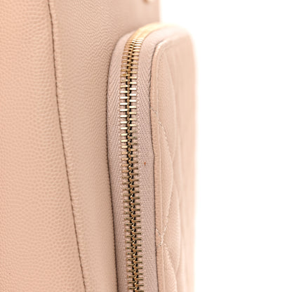 Chanel Caviar Quilted Large Business Affinity Shopping Bag Beige 12 of 15