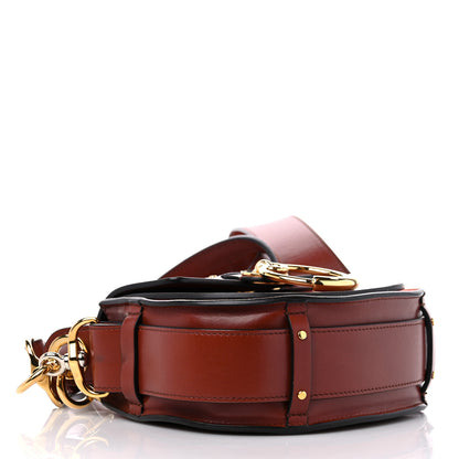 Chloe Calfskin Suede Small Tess Bag Sepia Brown 4 of 8