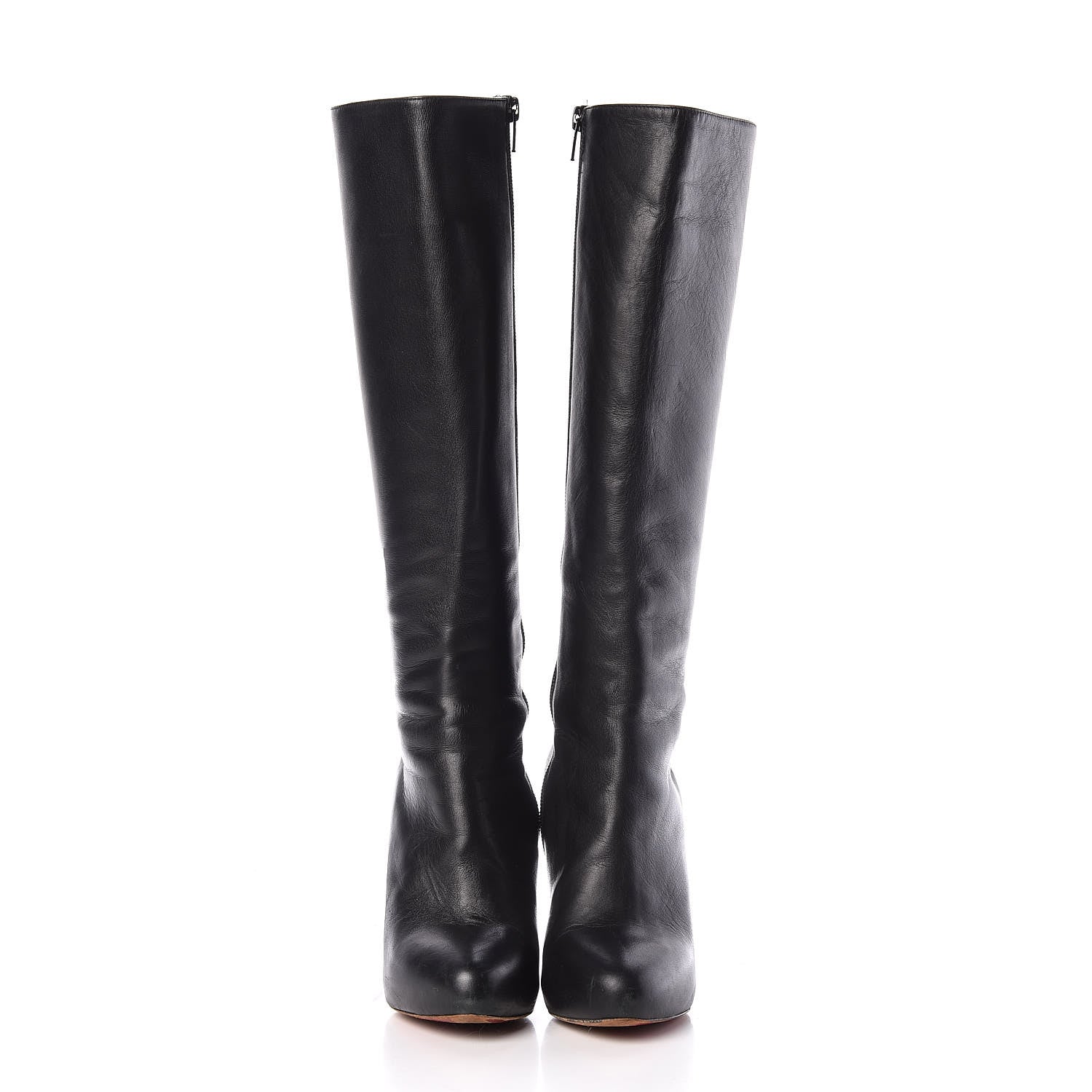 Christian Louboutin King Calfskin Fifi Botta 100 Boots 36 Black 2 of 15