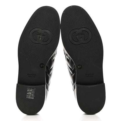 Gucci Nappa Matelasse Double G Marmont Loafers 38.5 Black 5 of 9