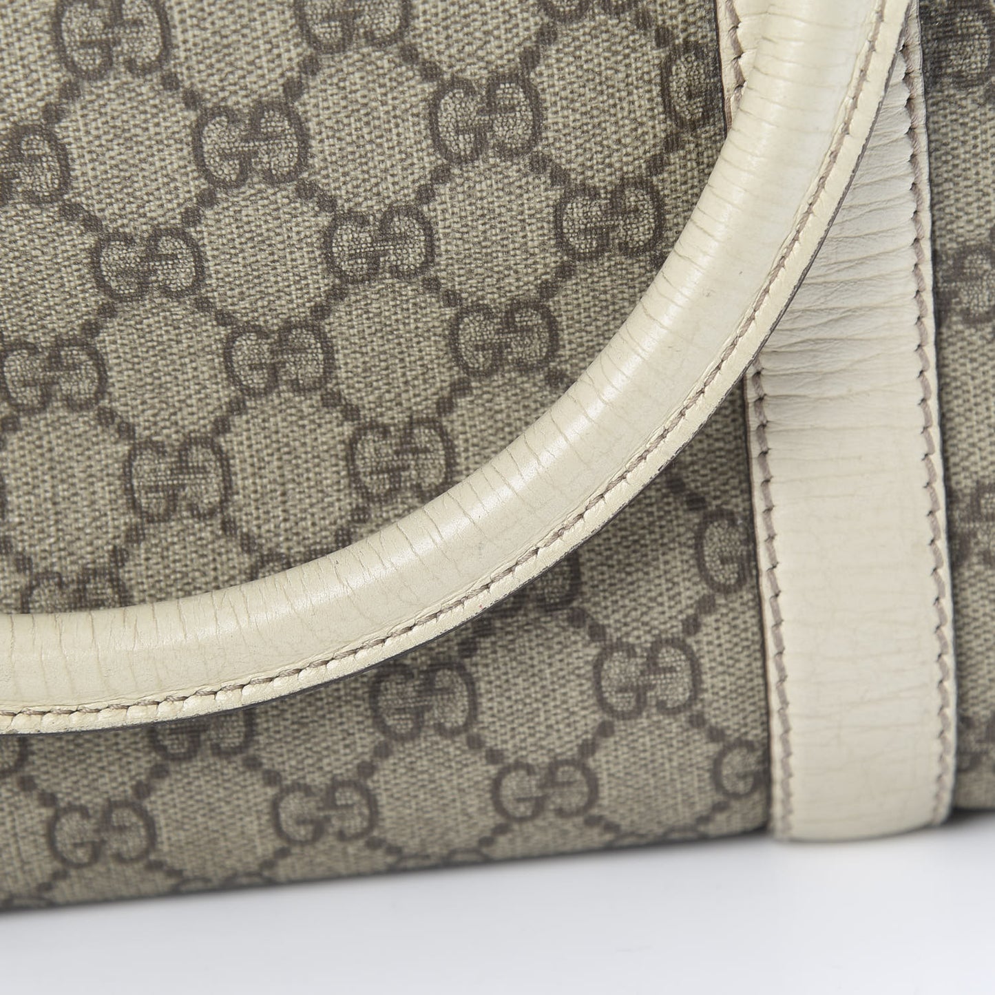 GG Plus Monogram Medium Joy Tote Off White