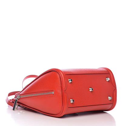 Alexander McQueen Grained Calfskin Large Heroine Red 4 of 16