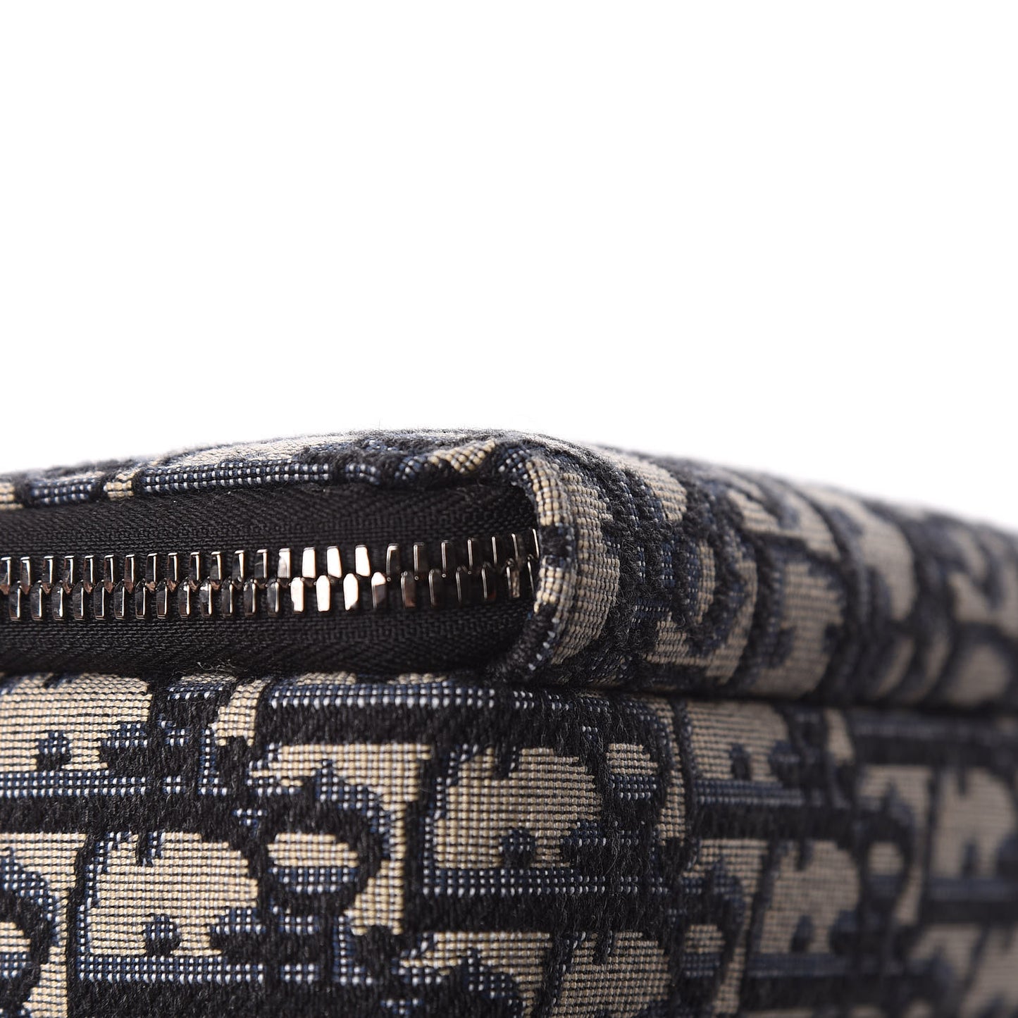 Oblique Pouch Beige Black