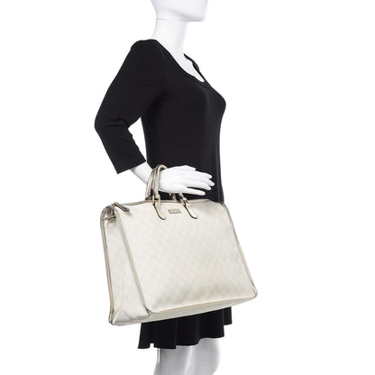 Gucci GG Plus Monogram Medium Joy Tote Bag White 2 of 17