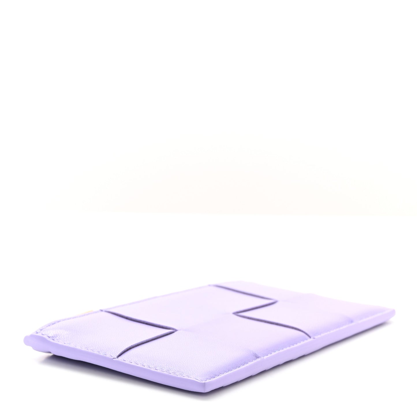 Nappa Maxi Intrecciato Large Zip Wallet Lavender