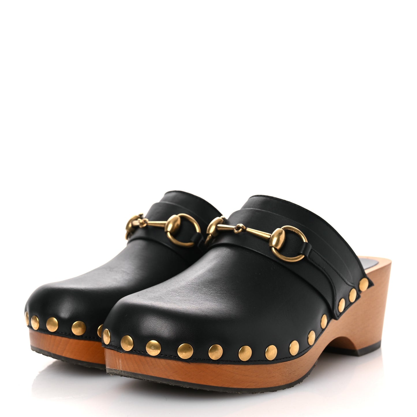 Horsebit Clog Mules 36.5 Black