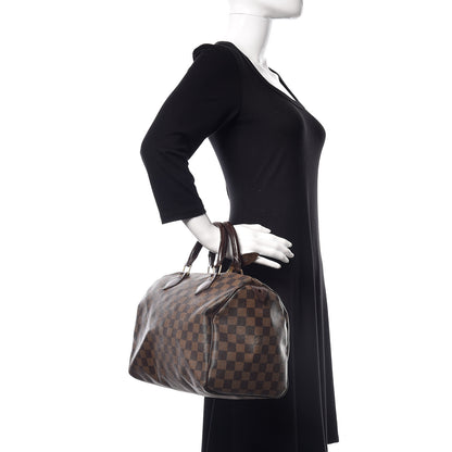 Louis Vuitton Damier Ebene Speedy 30 2 of 12