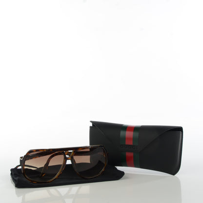 Gucci Aviator Sunglasses 1622/S Havana 3 of 6