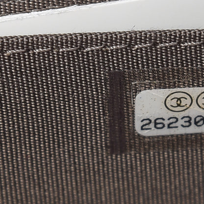 Chanel Calfskin Quilted Boy Zip Around Coin Purse Wallet Khaki 15 of 16